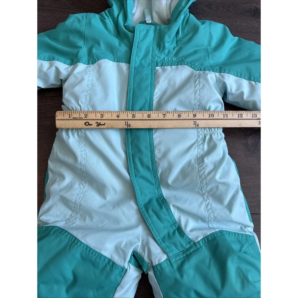 L.L. Bean Toddlers Cold Buster Snowsuit One Piece Hooded 12-18 Months‎ Green